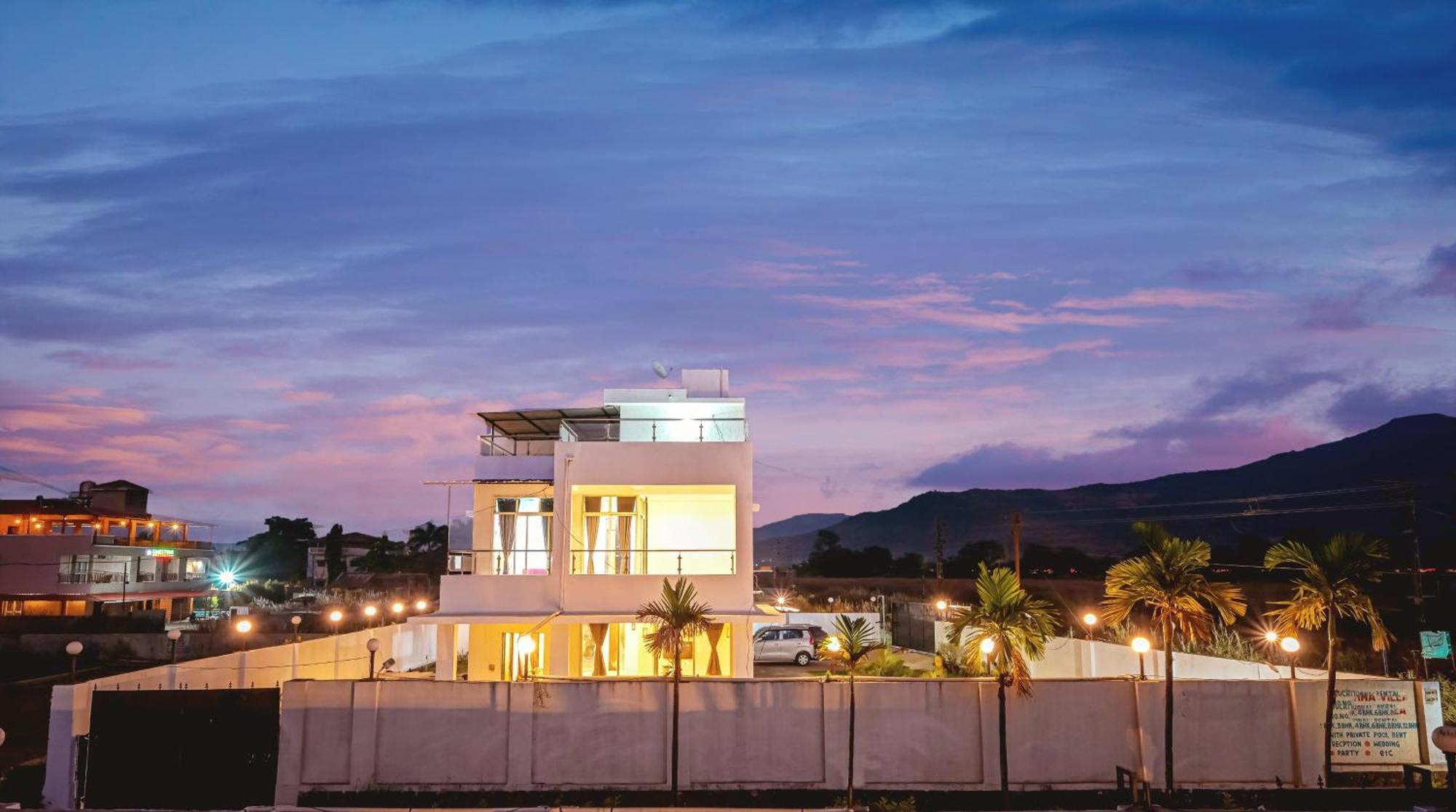 Ll Empyrean Stays II 6Bhk Big Daddy Villa II Private Pool II Ac II View Ll Lonavala Luaran gambar
